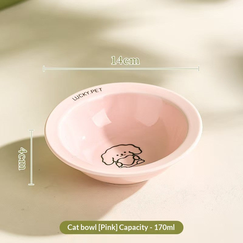 Creative Cartoon Flying Saucer Bowl With Bowl Stand