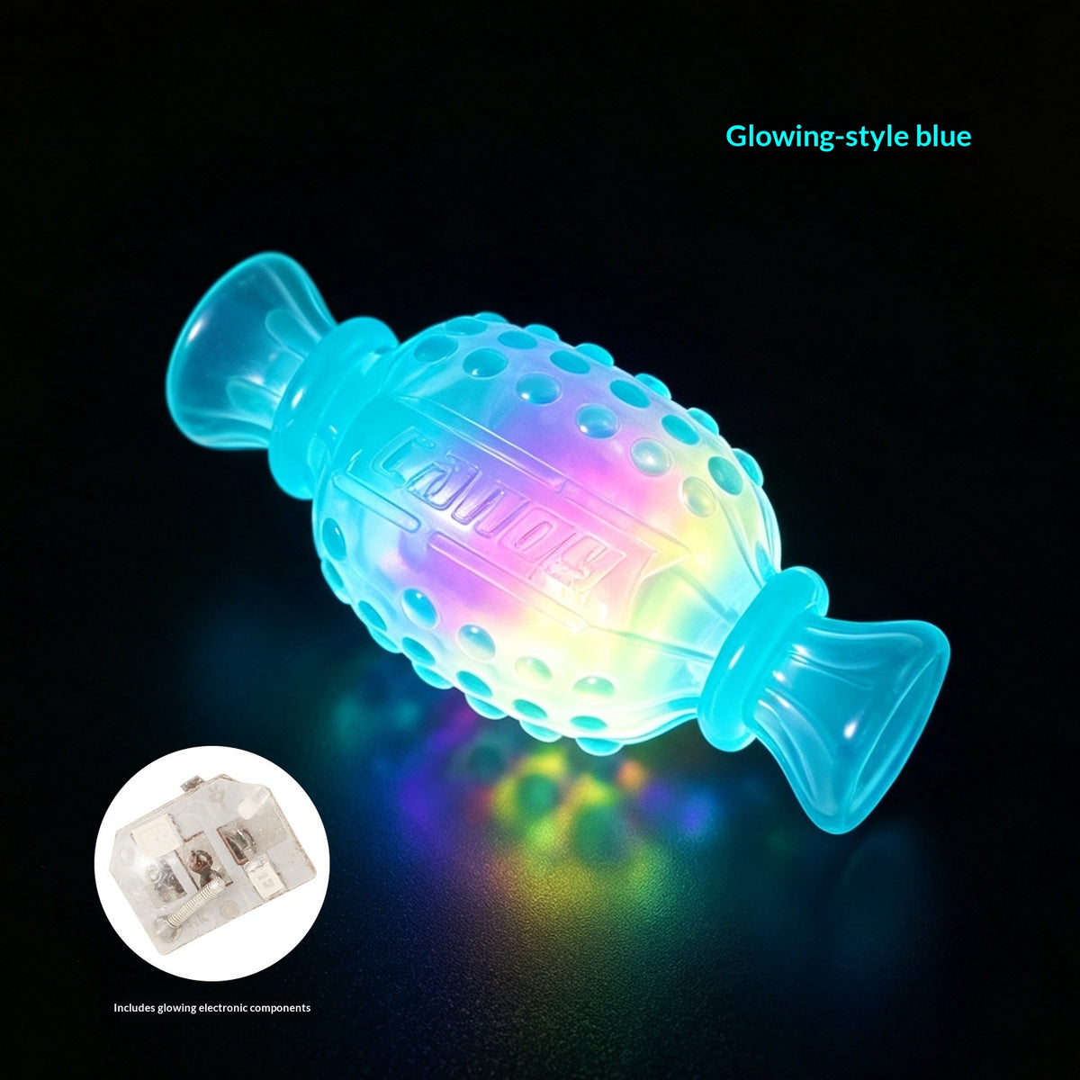 Glowing Candy Tennis Ball Dog Toy