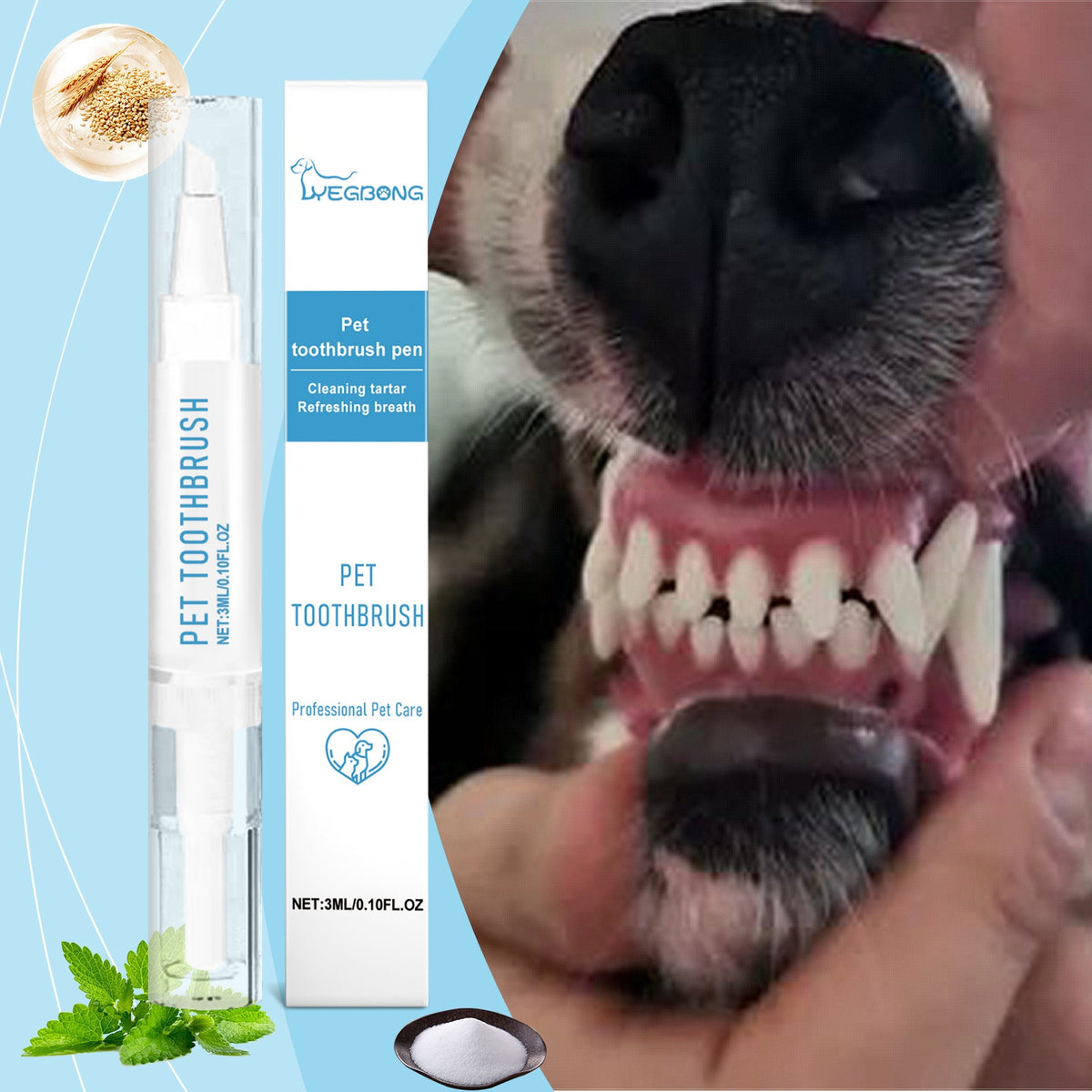 Soft Pet Toothbrush Pen