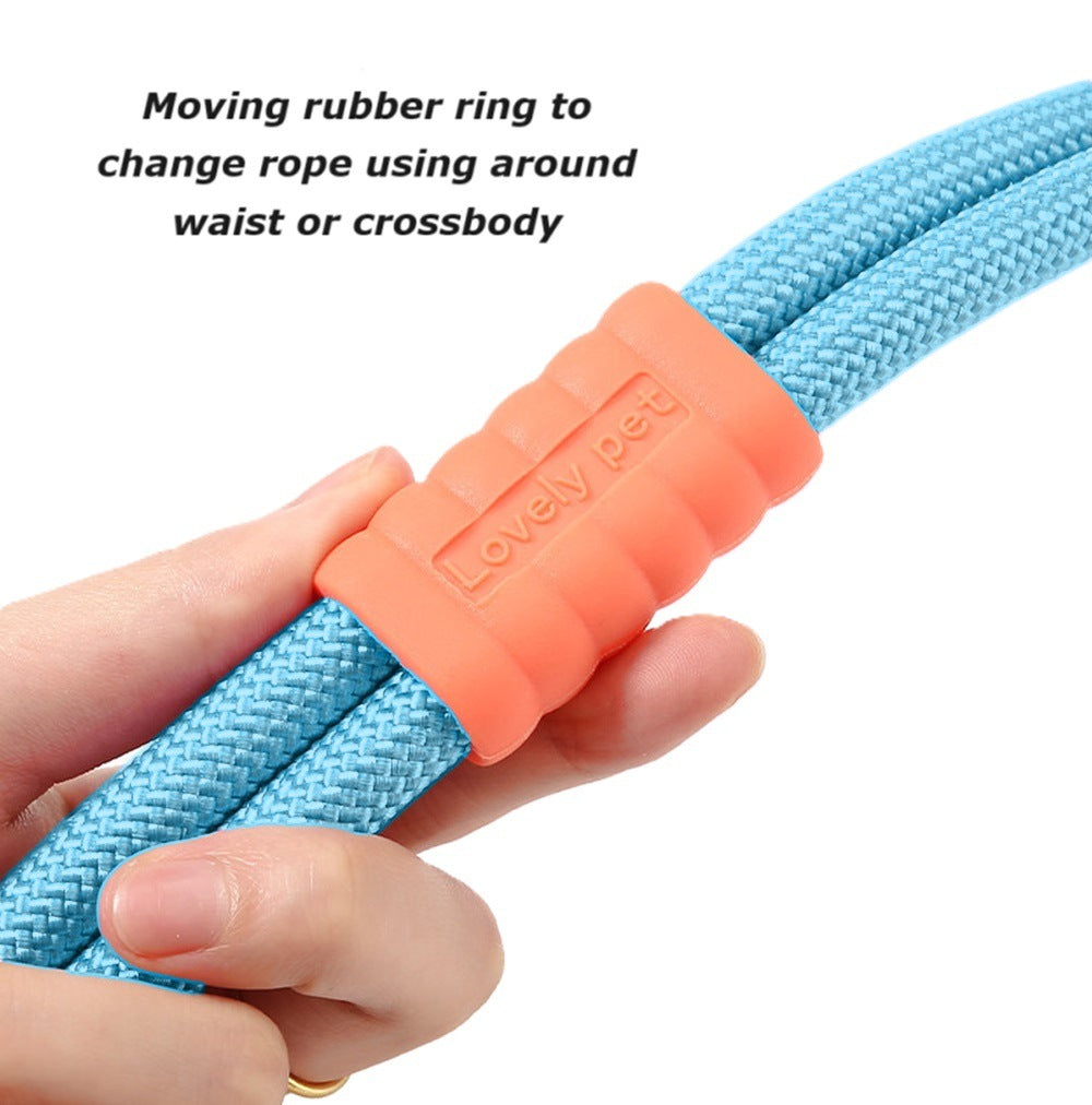 Anti-Slip Nylon Dog Leash with Foam Handle
