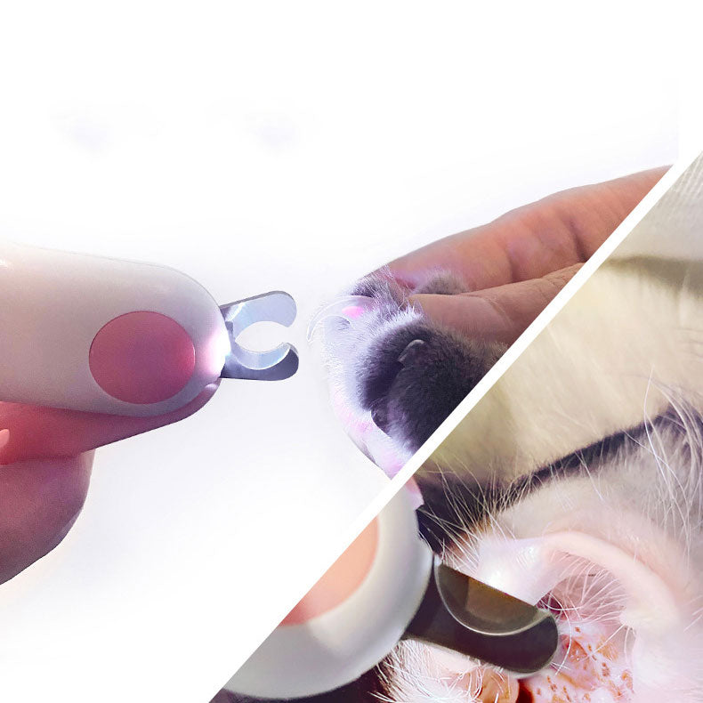 Mini ABS LED Pet Nail Clipper