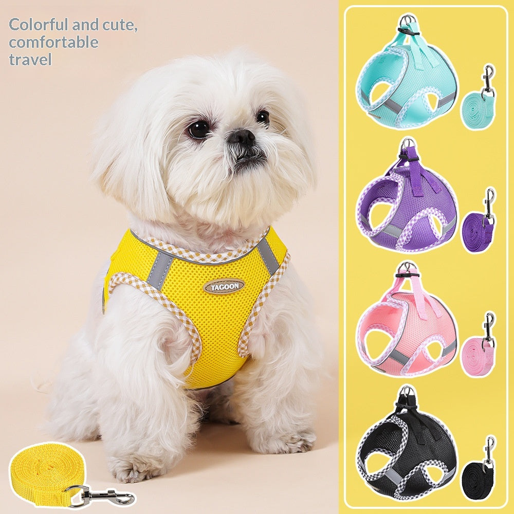 Wrap-Style Pet Harness And Leash