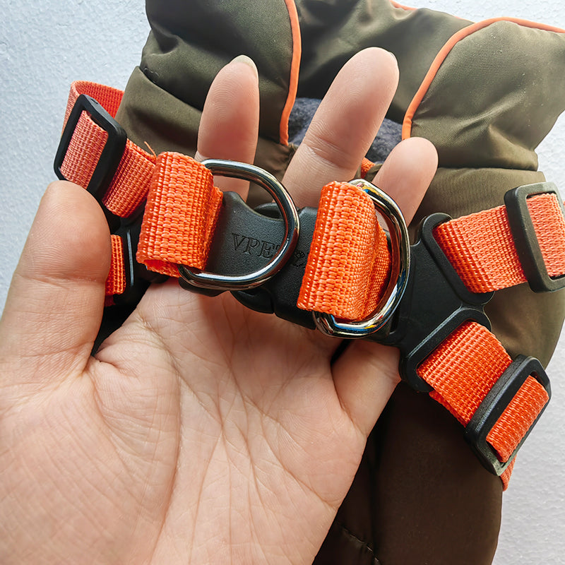 Fleece-Lined Two-Legged Dog Ski Suit