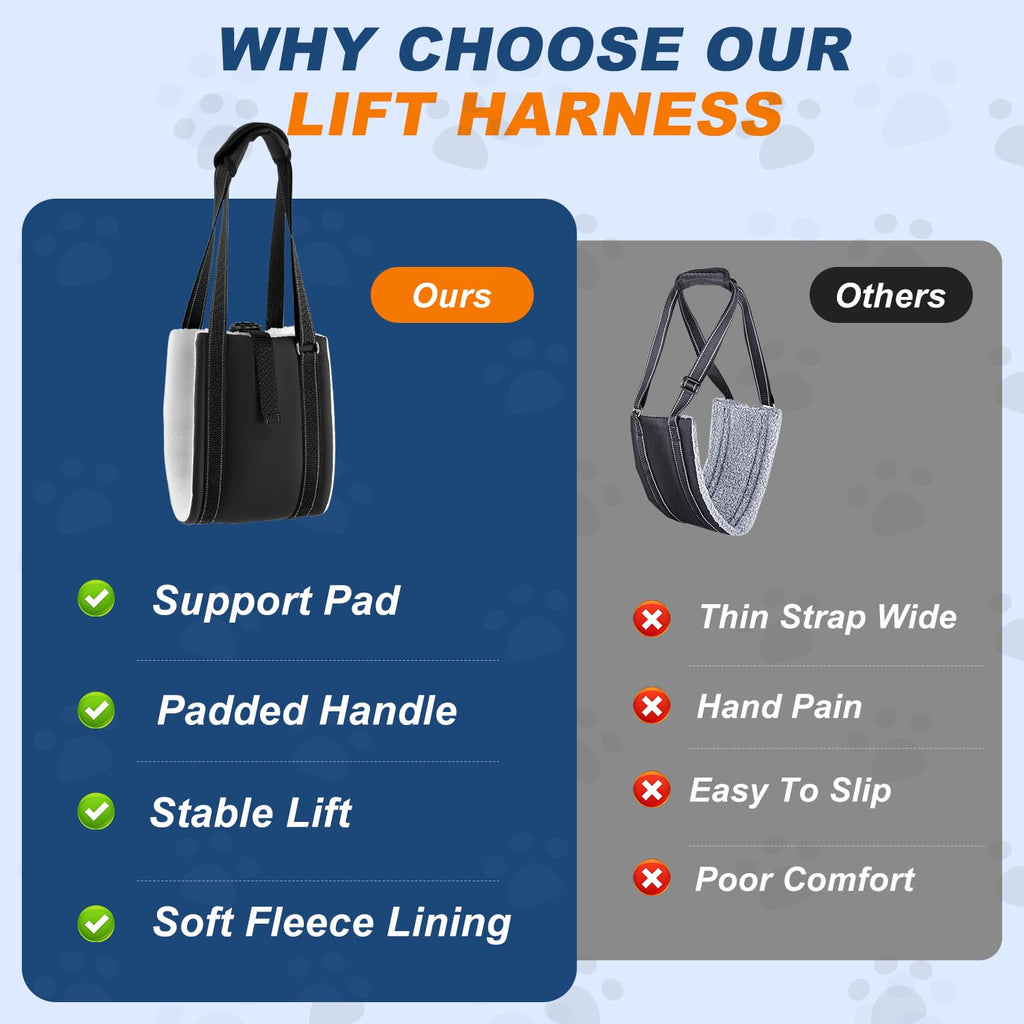 Rear Leg Dog Lift Harness