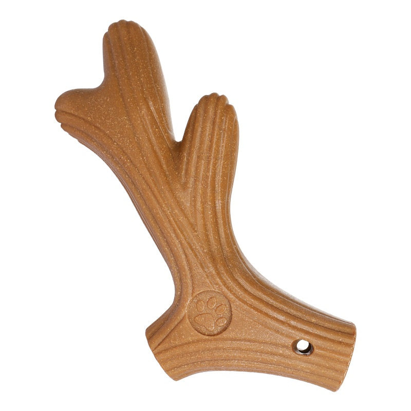 Bite-Resistant Pine Wood Dog Bone Chew