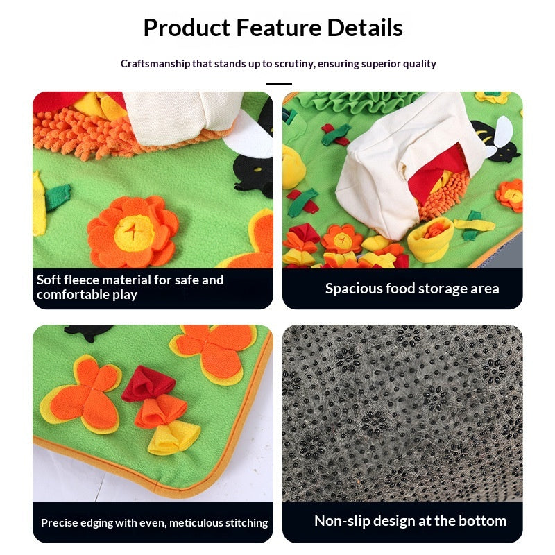 Tent-Shaped Pet Sniffing Boredom-Relief Mat