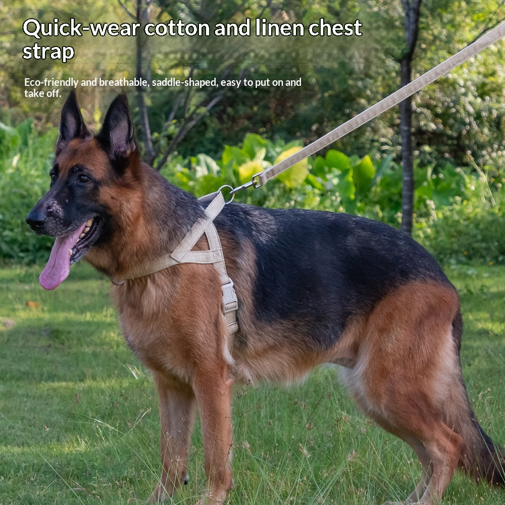 Lightweight Dog Breast Strap With Hand Rope
