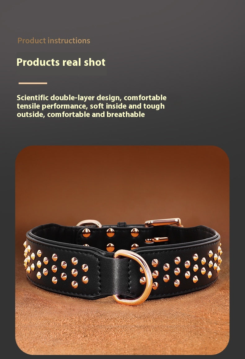 Dog Rivet Collar Anti-Bite