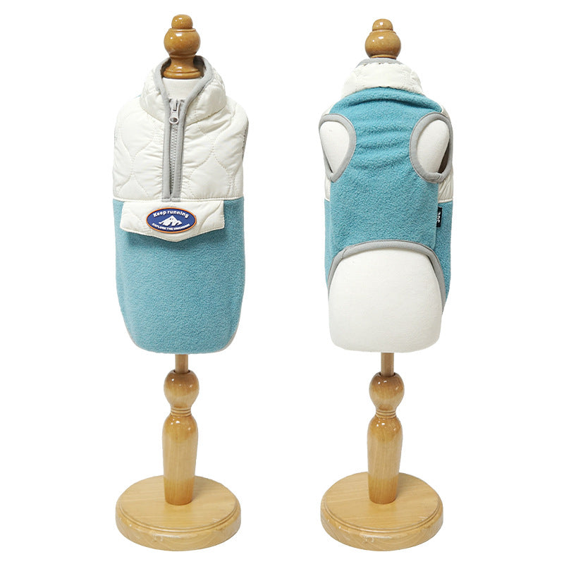 Warm Zipper Waistcoat Puppies Autumn And Winter Clothes