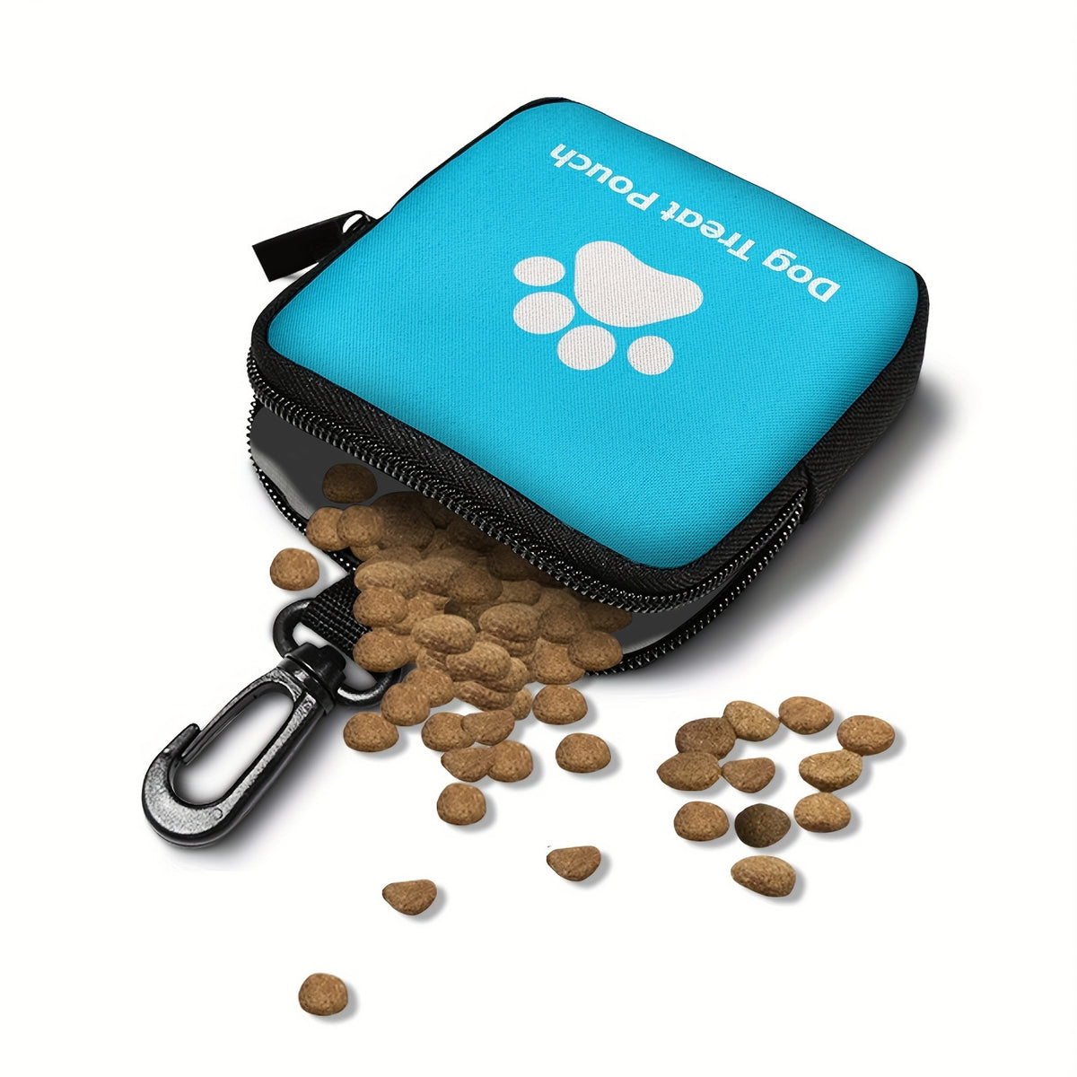 Polyester Portable Pet Snack Pack With Zipper Closure