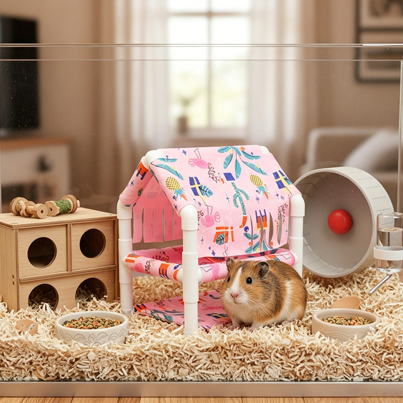 Guinea Pig Playhouse With Hiding Area