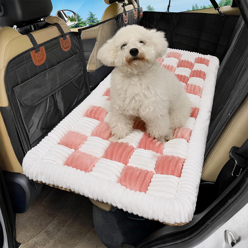 Washable Checkered Non-Slip Car Mat