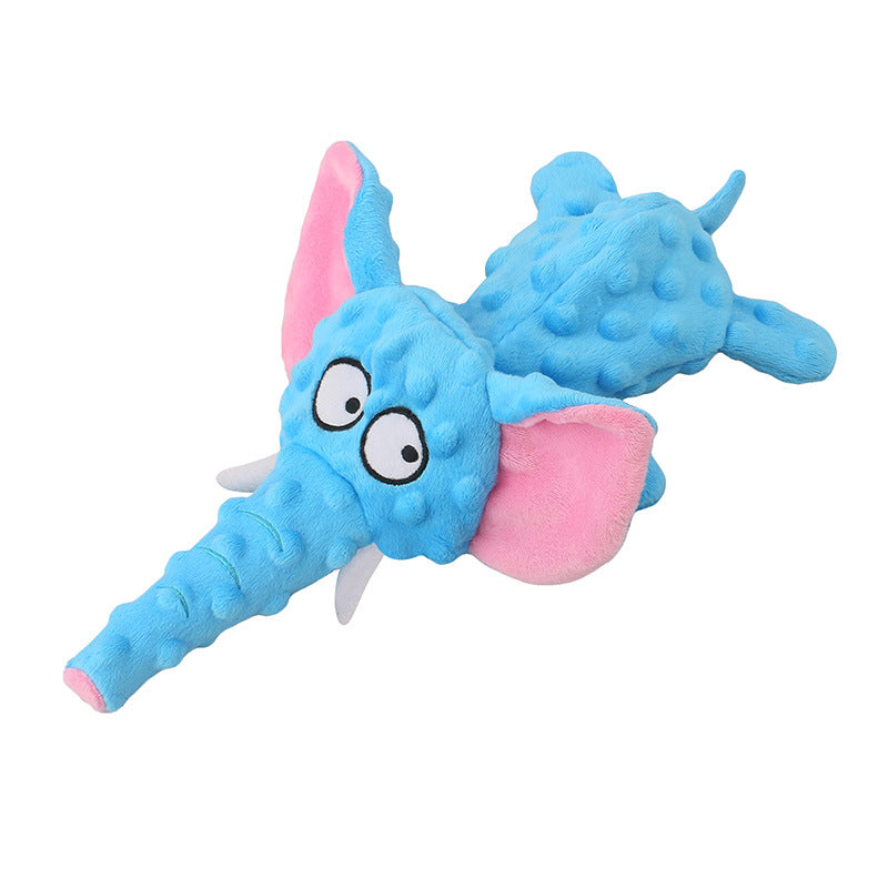 Plush Elephant Dog Toy