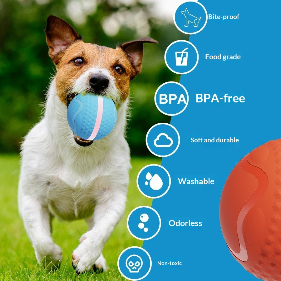 Glow-In-The-Dark Ball Electrically Illuminated Smart Pet Toy