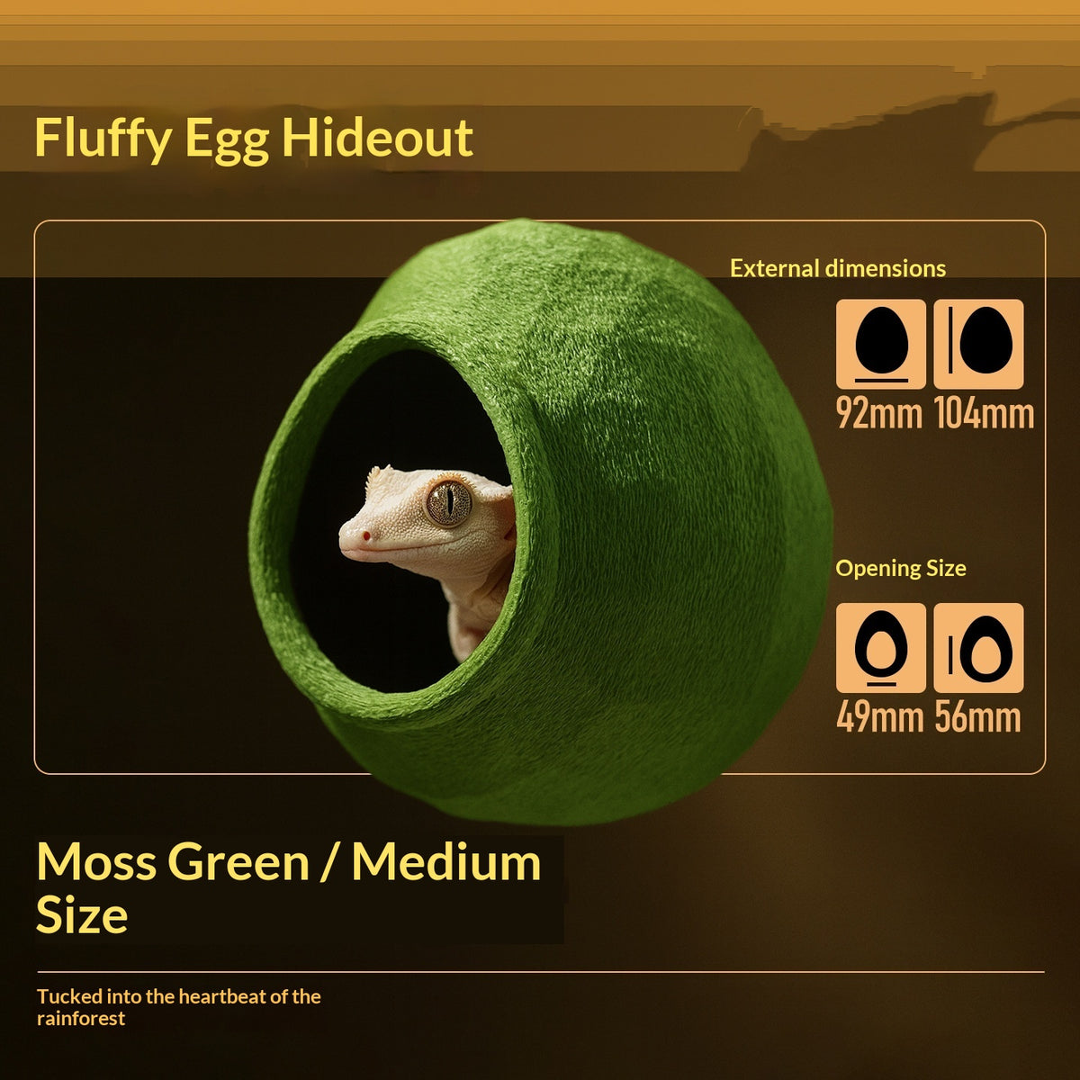 Gecko Arboreal Egg Hiding Nest