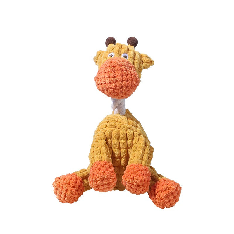 Interactive Plush Dog Bite Toy