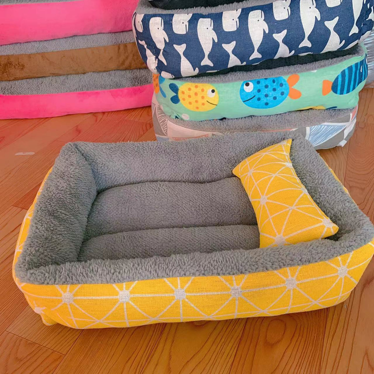 Linen Pet Bed Moisture-Proof