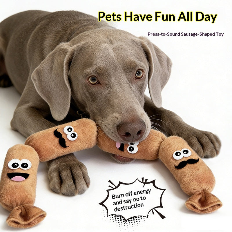 Pet Squeeze-Sound Plush Toy