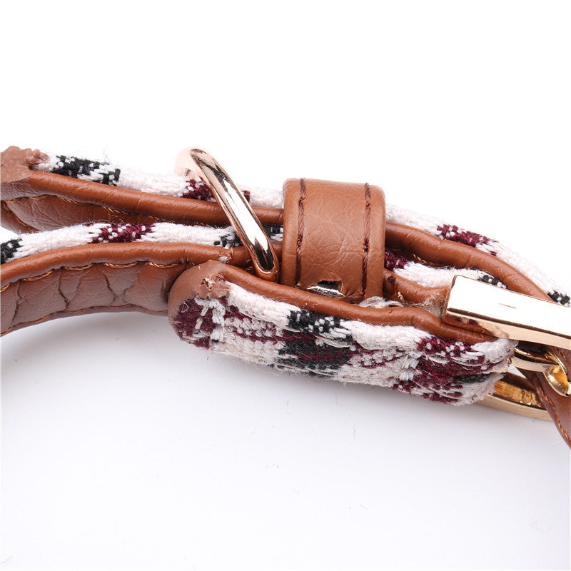 English Pet Dog Bow Collar Triangle Scarf