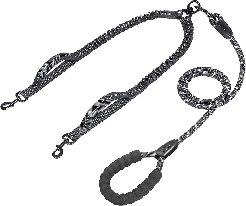 Double-Headed Pet Leash For Two Dogs