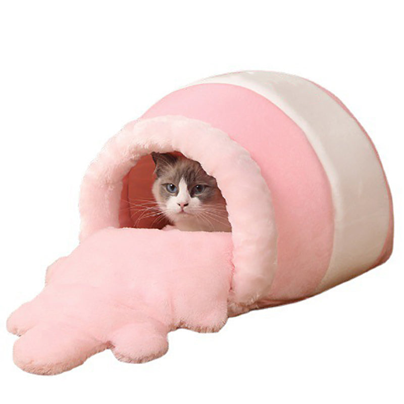All-Season Warm Honey Pot Pet Nest