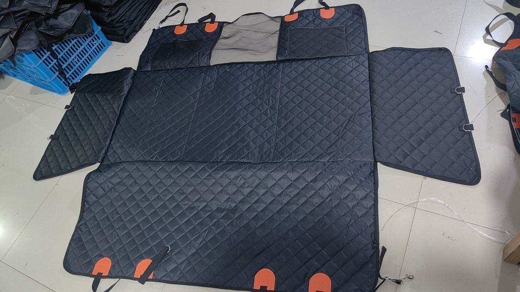 Heavy-Duty Extended Car Seat Cover With Pet Mat