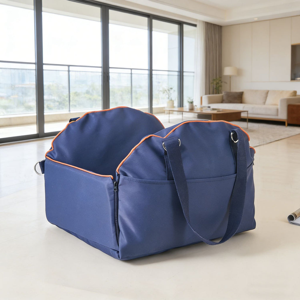 Car Console Pet Carrier and Dog Travel Bag
