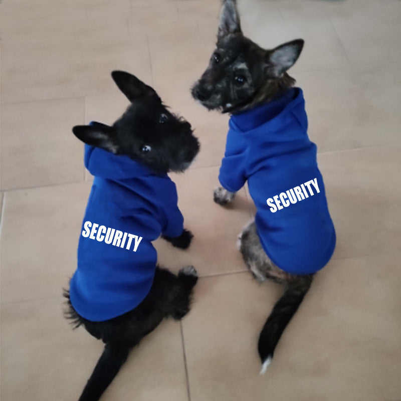 Simple Warm Printed Pet Clothes