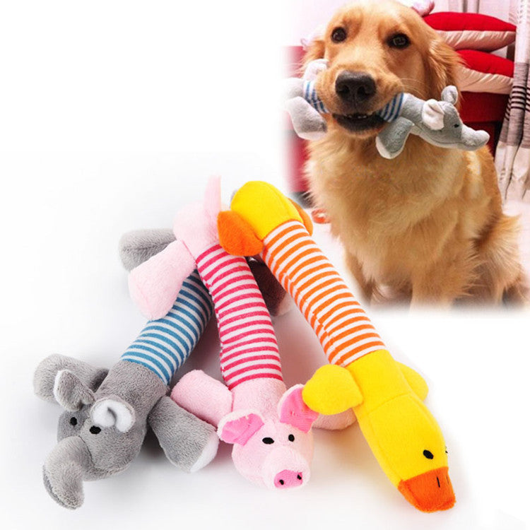 Long Four-Legged Elephant Pet Plush Toy