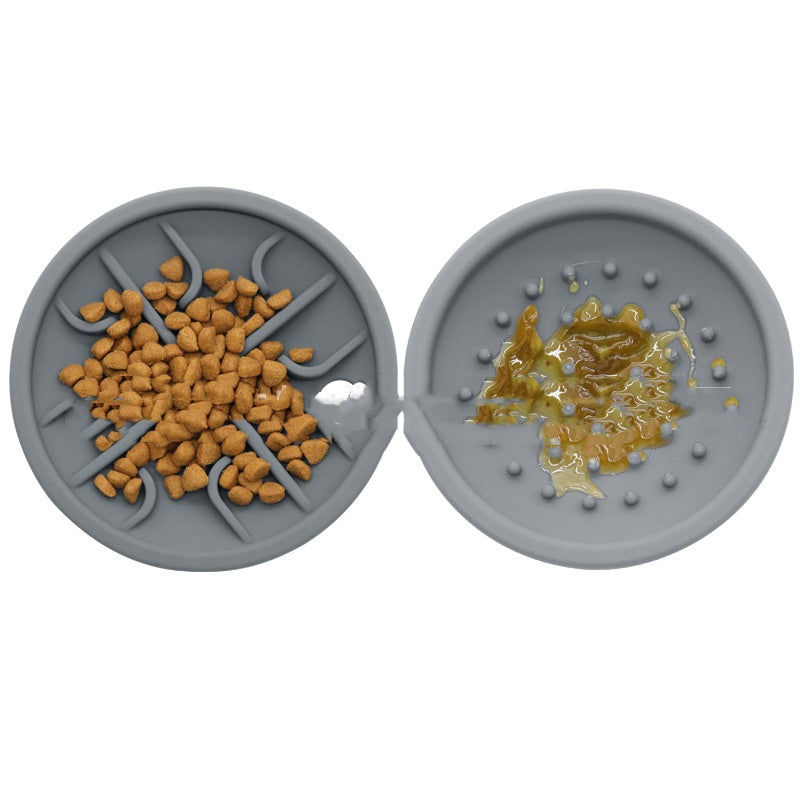 Pet Drop-Resistant Silicone Slow Tableware Toys