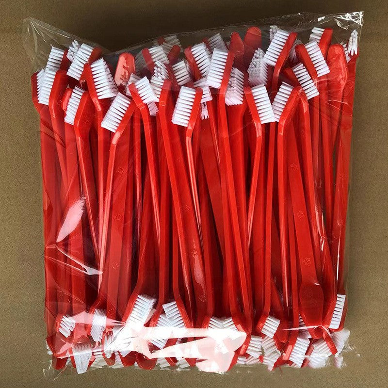 Long Handle Double Head Pet Toothbrush