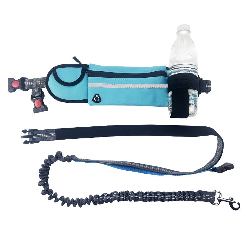 Portable Dog Waist Bag With Running Leash