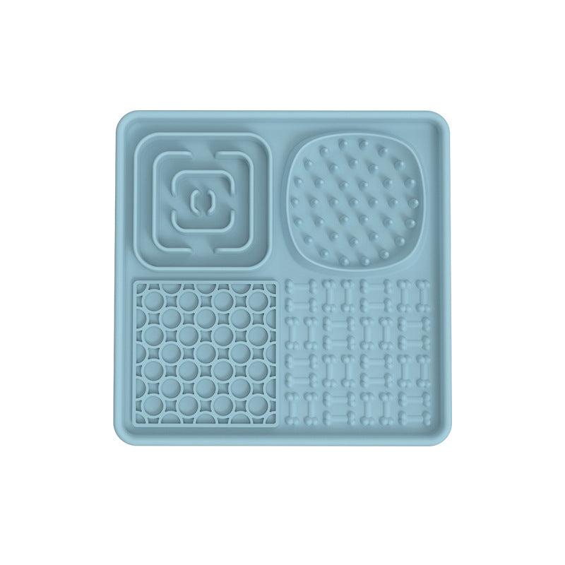 Silicone Dog Slow Food Mat with Sucker