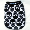 Halloween Pet Vest with Skull Designs