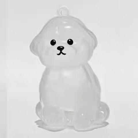 Transparent Puppy Fur Storage Box