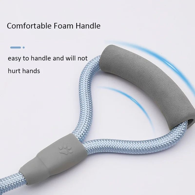 Double Dog Leash For 2 Dogs Nylon Rope Dual Leash For Small Medium Dogs With Soft Foam Handle Pet Leash Double Free