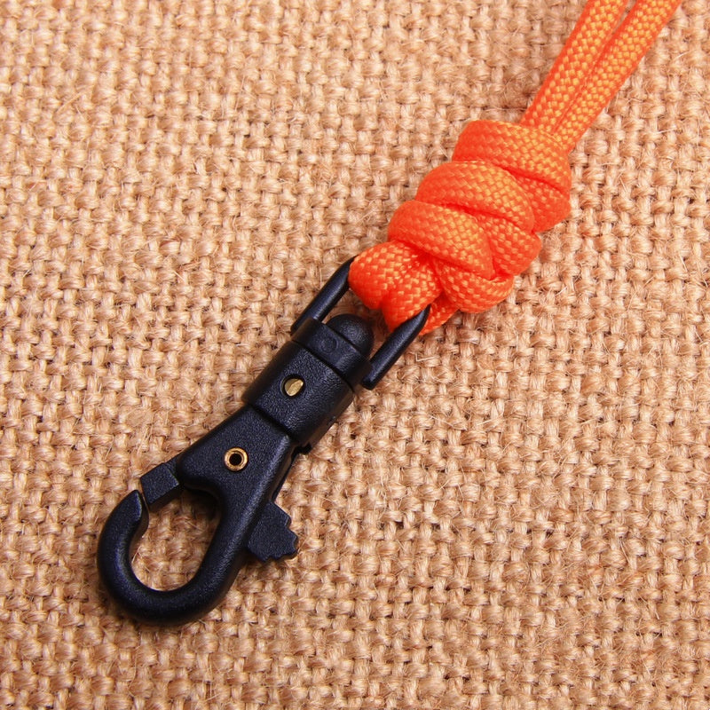 Hand-Woven Keychain Lanyard Flashlight Rope Neck Rope Core Parachute Cord Woven Lanyard