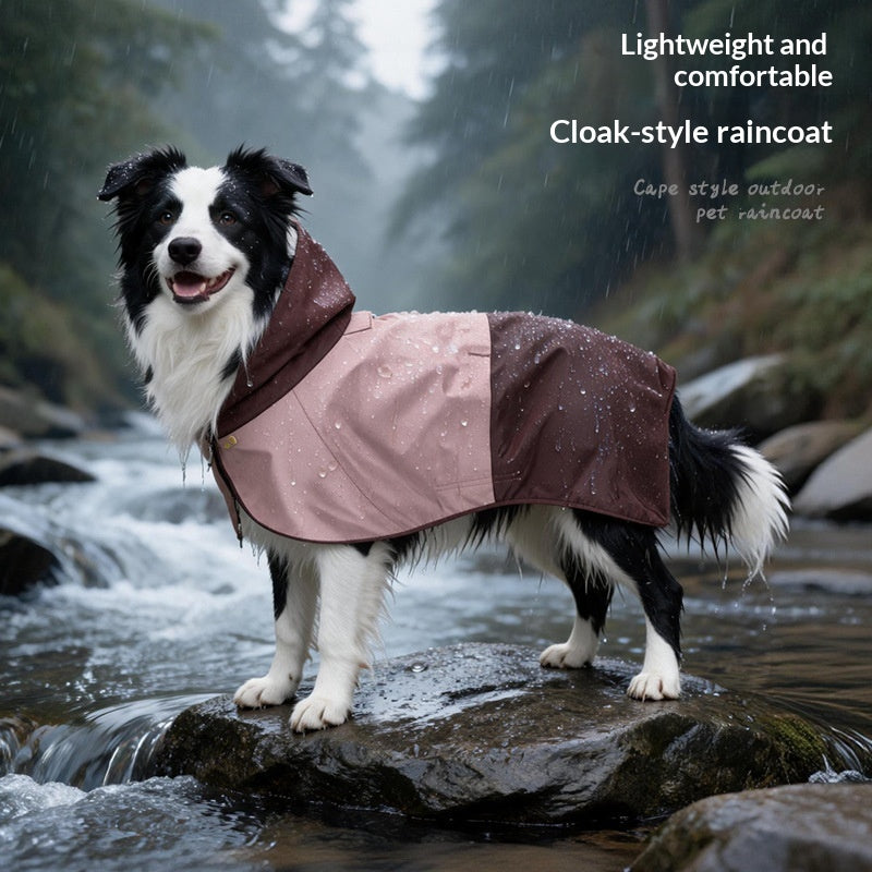 Waterproof Hooded Dog Raincoat