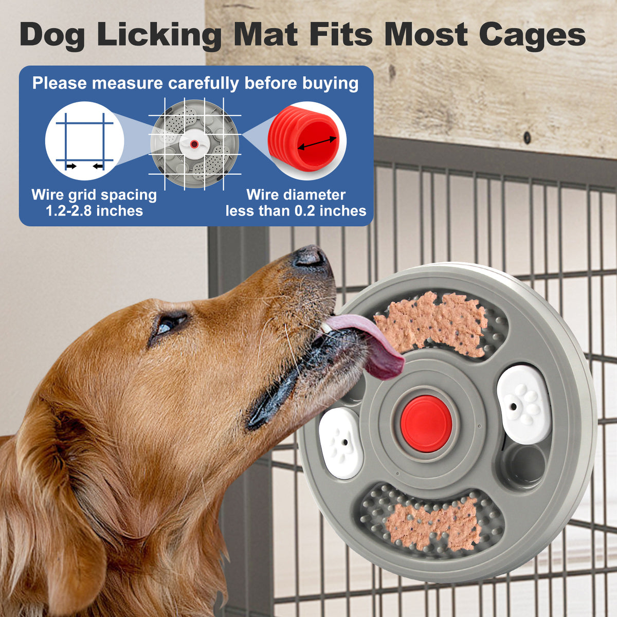 2-in-1 Slow Feeder Dog Bowl and Lick Mat