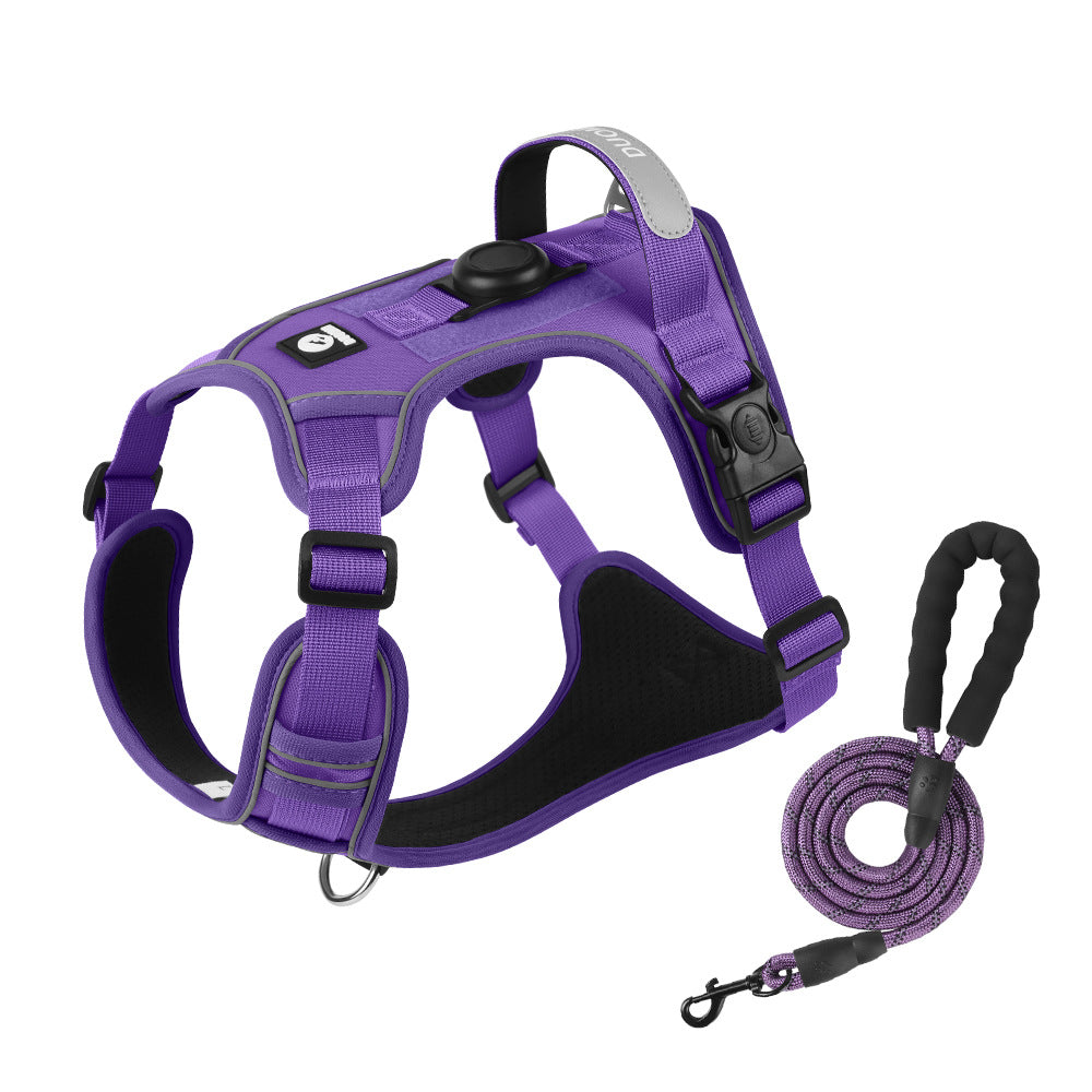 Anti Breaking Loose Big Dog Chest Strap Reflective Medium Large Dog