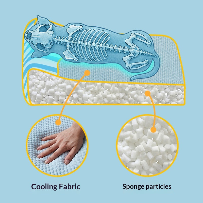 New Arrival Ice Bean Dog Bed Summer Cooling Pet Mat