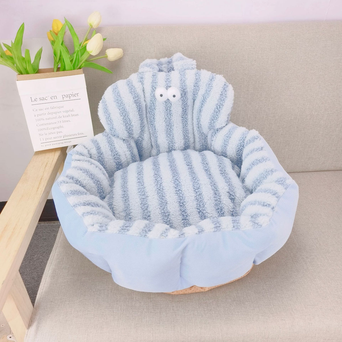 Personalized Big Eyes Round Sofa Nest
