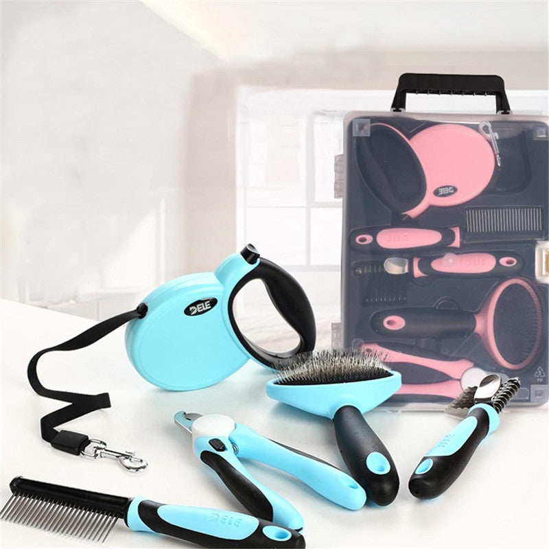 Five-Piece Pet Cleaning And Grooming Set
