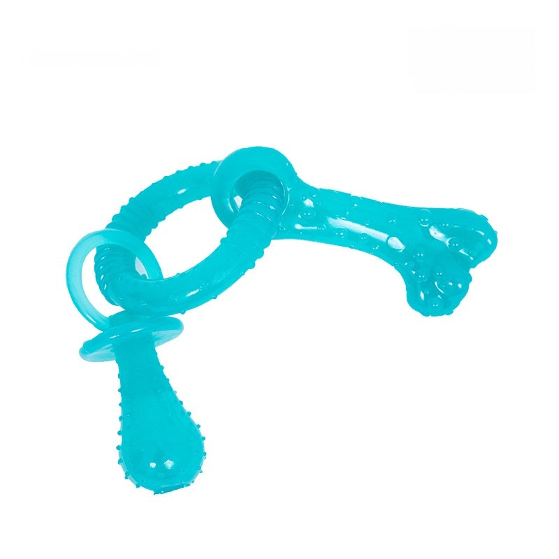 Dog Toy Bite-Resistant Molar Interactive Sucker Spherical Tug Of War String