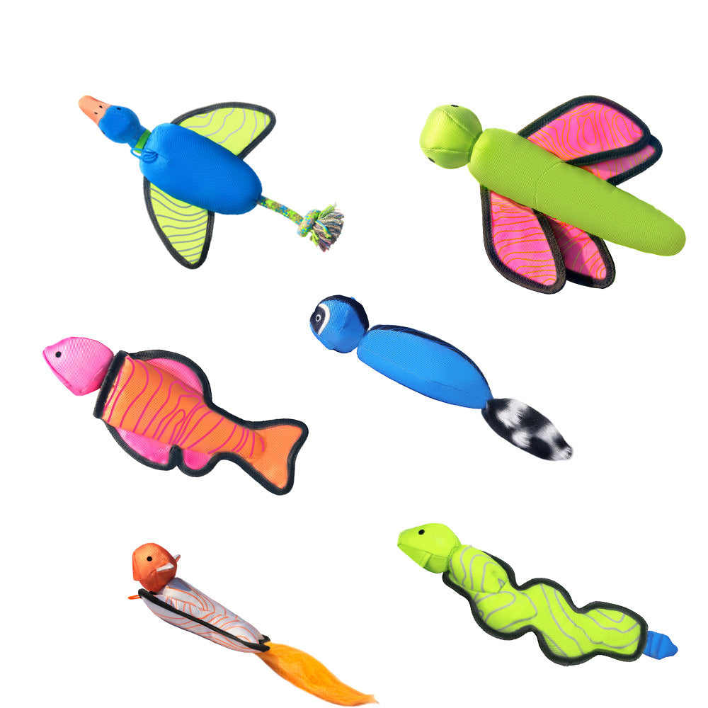 Chew-Resistant Squeaky Dog Toss Toy