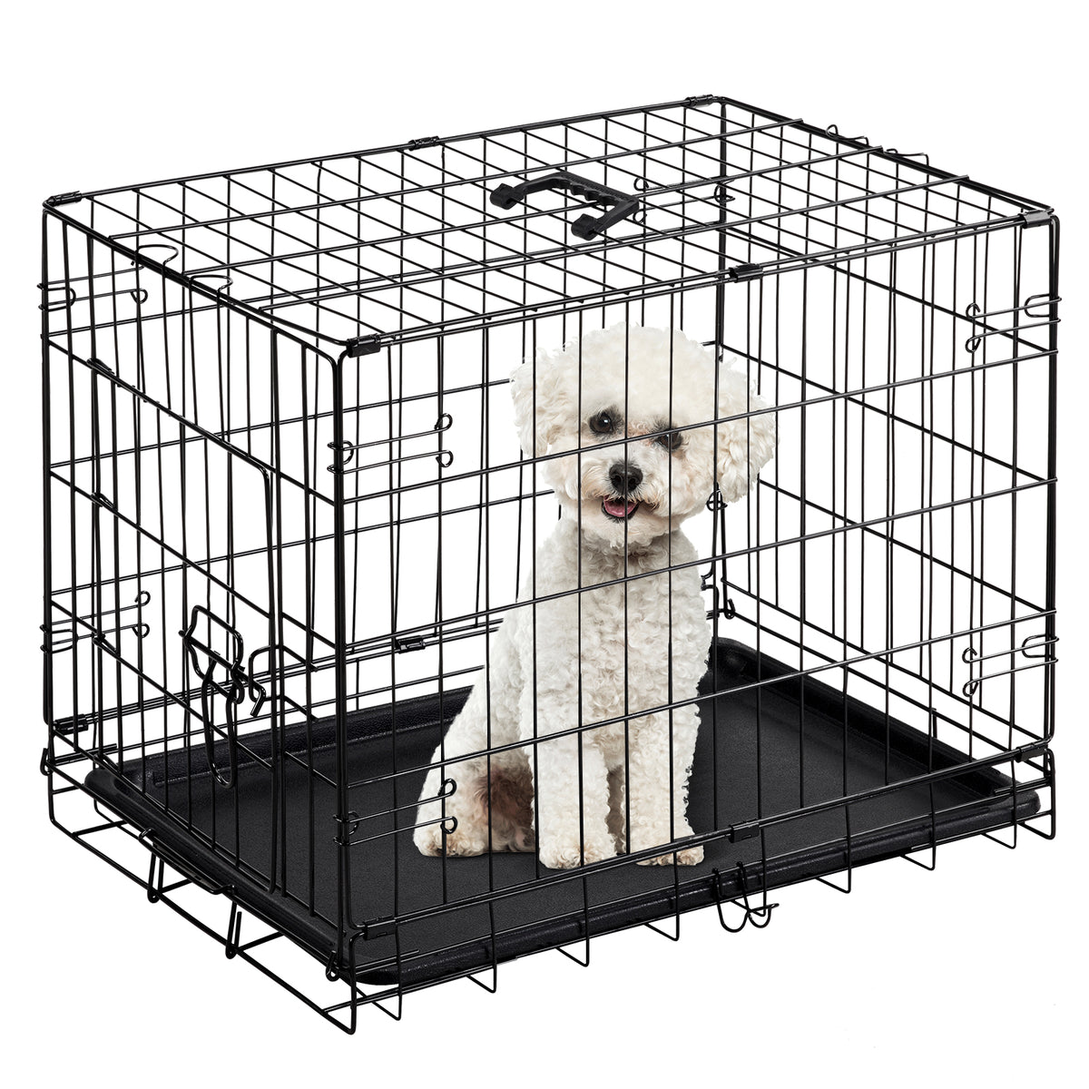 Single Door Dog Cage 24-30 Inch