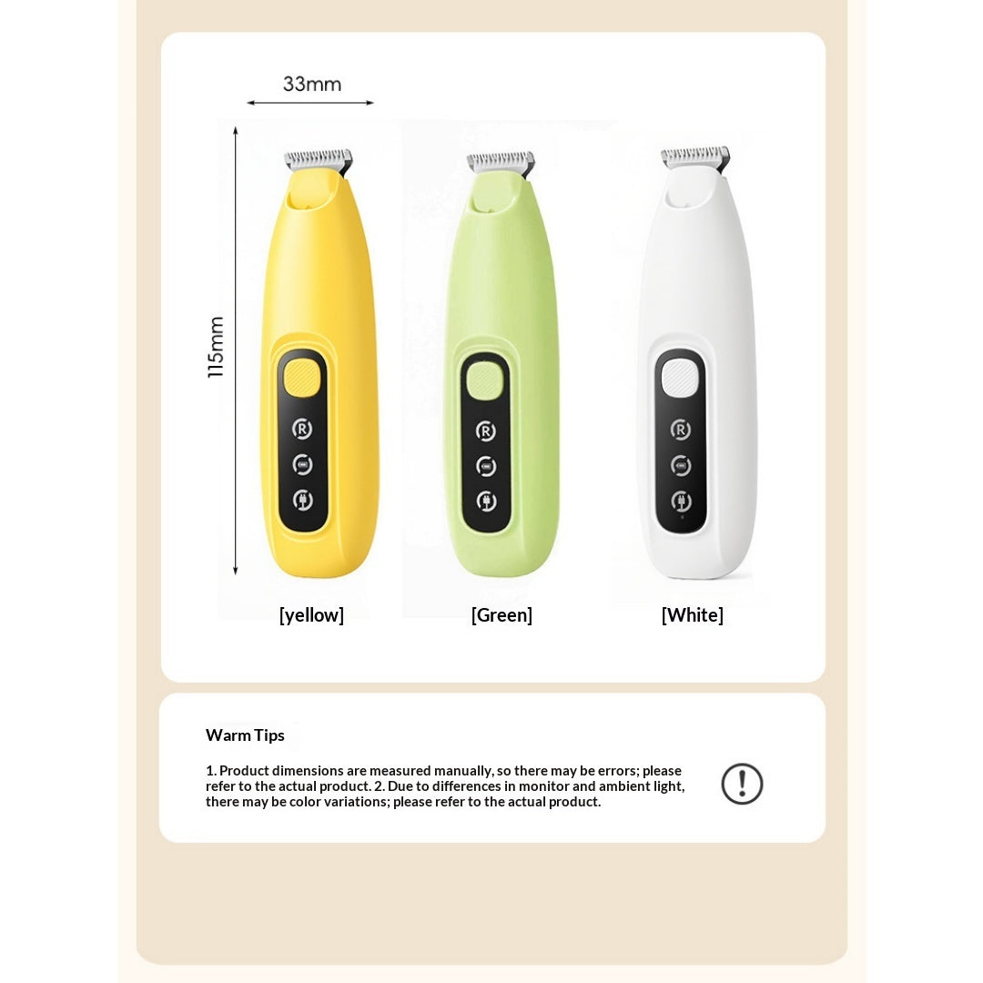 Rechargeable Pet Clipper With LED Light