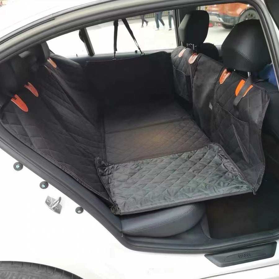 Heavy-Duty Extended Car Seat Cover With Pet Mat
