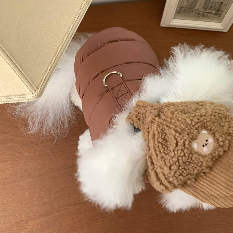 Cotton-Padded Pet Clothing For Small Dogs