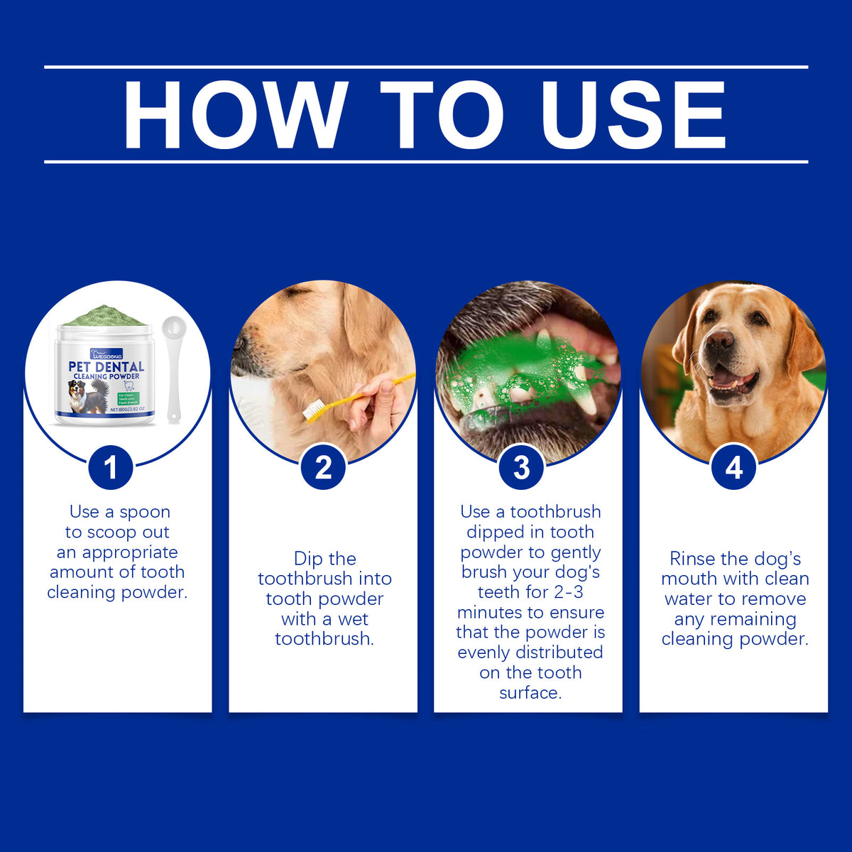 Dog Tooth Cleaning Powder